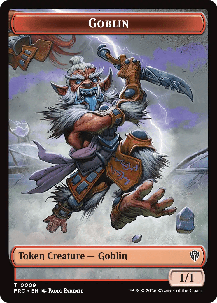 Zombie Army // Goblin Double-Sided Token [Reality Fracture Commander Tokens] MTG Single Magic: The Gathering  | Multizone: Comics And Games