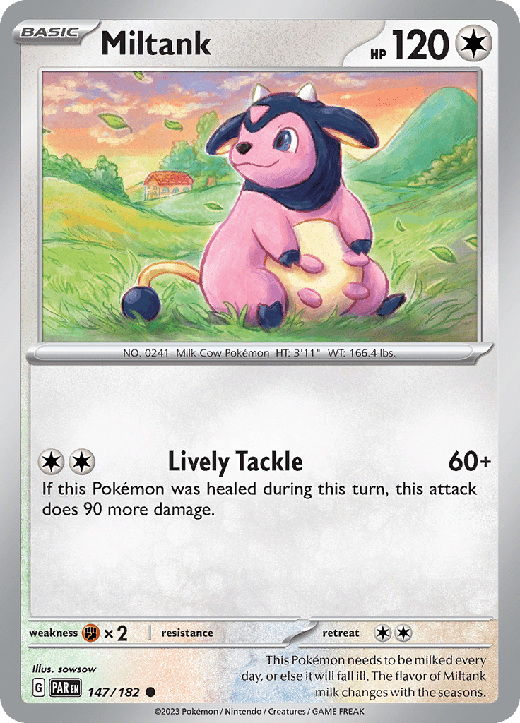 Miltank (147/182) [Scarlet & Violet: Paradox Rift] Pokemon Single Pokémon  | Multizone: Comics And Games