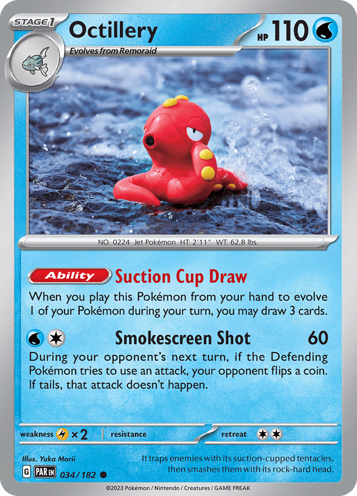 Octillery (034/182) [Scarlet & Violet: Paradox Rift] Pokemon Single Pokémon  | Multizone: Comics And Games