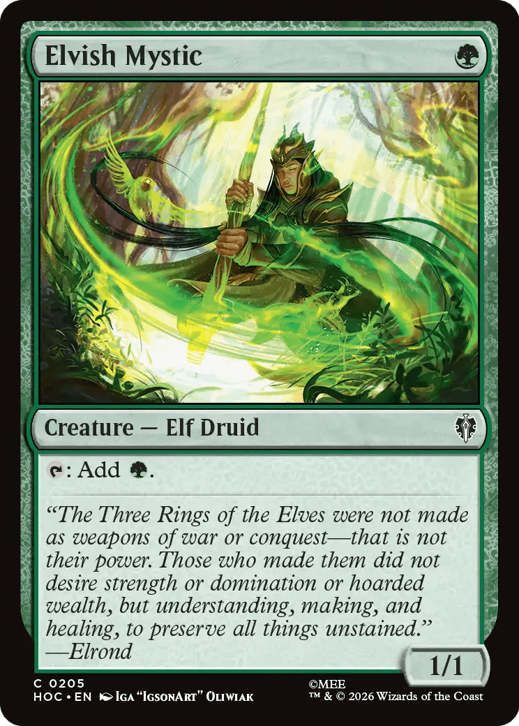 Elvish Mystic [The Hobbit: Eternal-Legal] | Multizone: Comics And Games