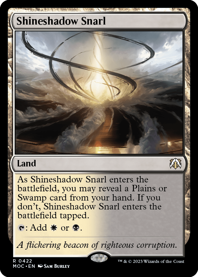 Shineshadow Snarl [March of the Machine Commander] MTG Single Magic: The Gathering  | Multizone: Comics And Games
