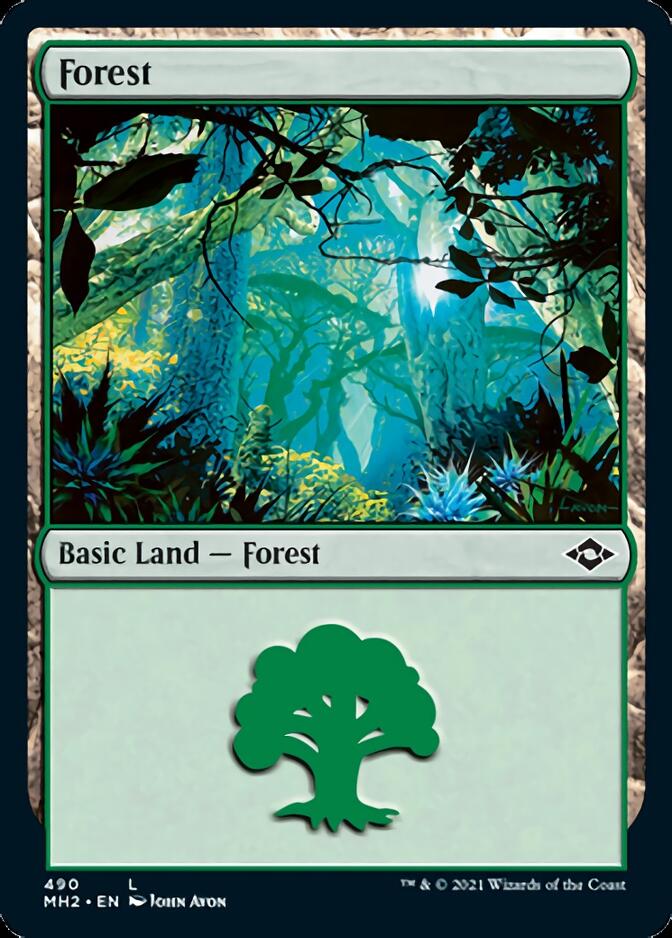 Forest (490) (Foil Etched) [Modern Horizons 2] | Multizone: Comics And Games