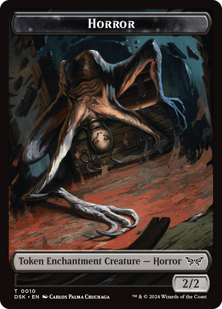 Horror // Copy Double-Sided Token [Duskmourn: House of Horror Tokens] MTG Single Magic: The Gathering  | Multizone: Comics And Games