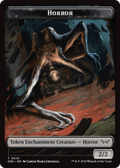 Horror // Copy Double-Sided Token [Duskmourn: House of Horror Tokens] MTG Single Magic: The Gathering  | Multizone: Comics And Games