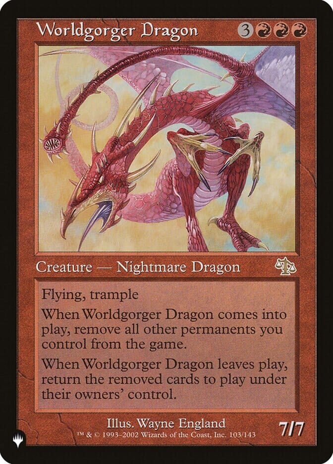 Worldgorger Dragon [The List] MTG Single Magic: The Gathering  | Multizone: Comics And Games