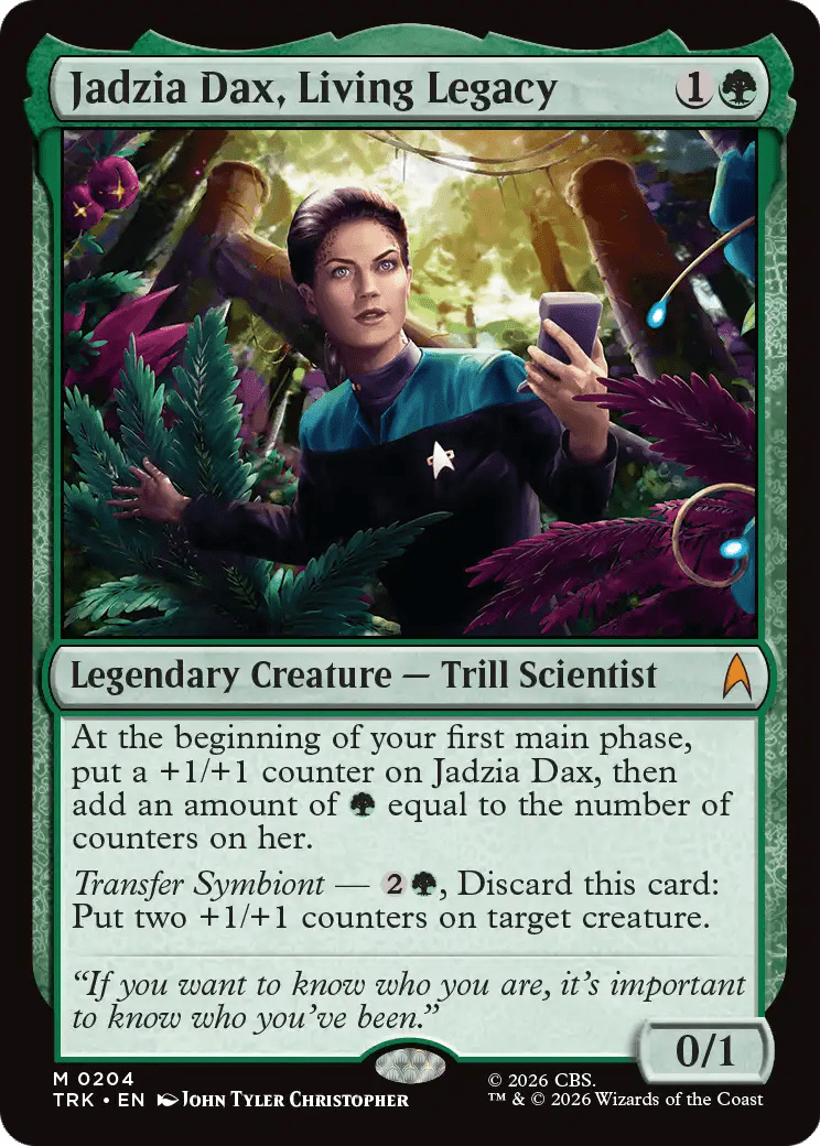 Jadzia Dax, Living Legacy [Star Trek] MTG Single Magic: The Gathering  | Multizone: Comics And Games