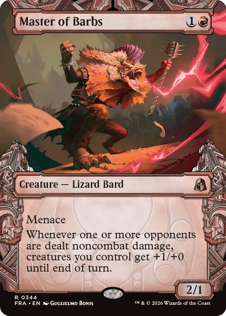 Master of Barbs (Showcase) [Reality Fracture] MTG Single Magic: The Gathering  | Multizone: Comics And Games