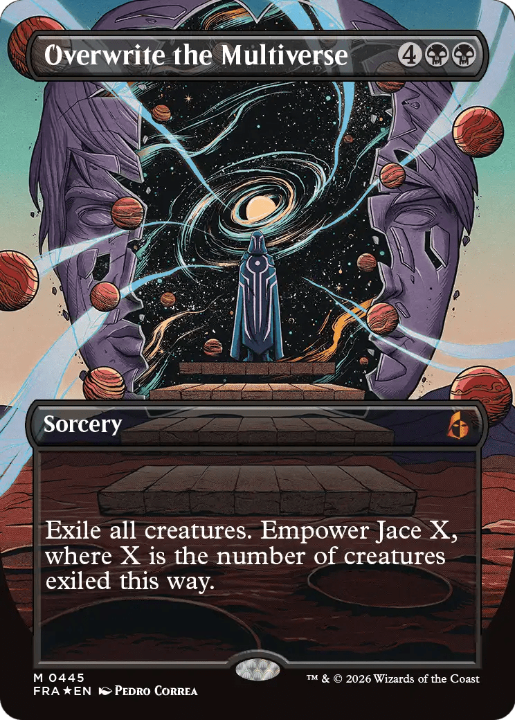 Overwrite the Multiverse (Borderless) [Reality Fracture] MTG Single Magic: The Gathering  | Multizone: Comics And Games