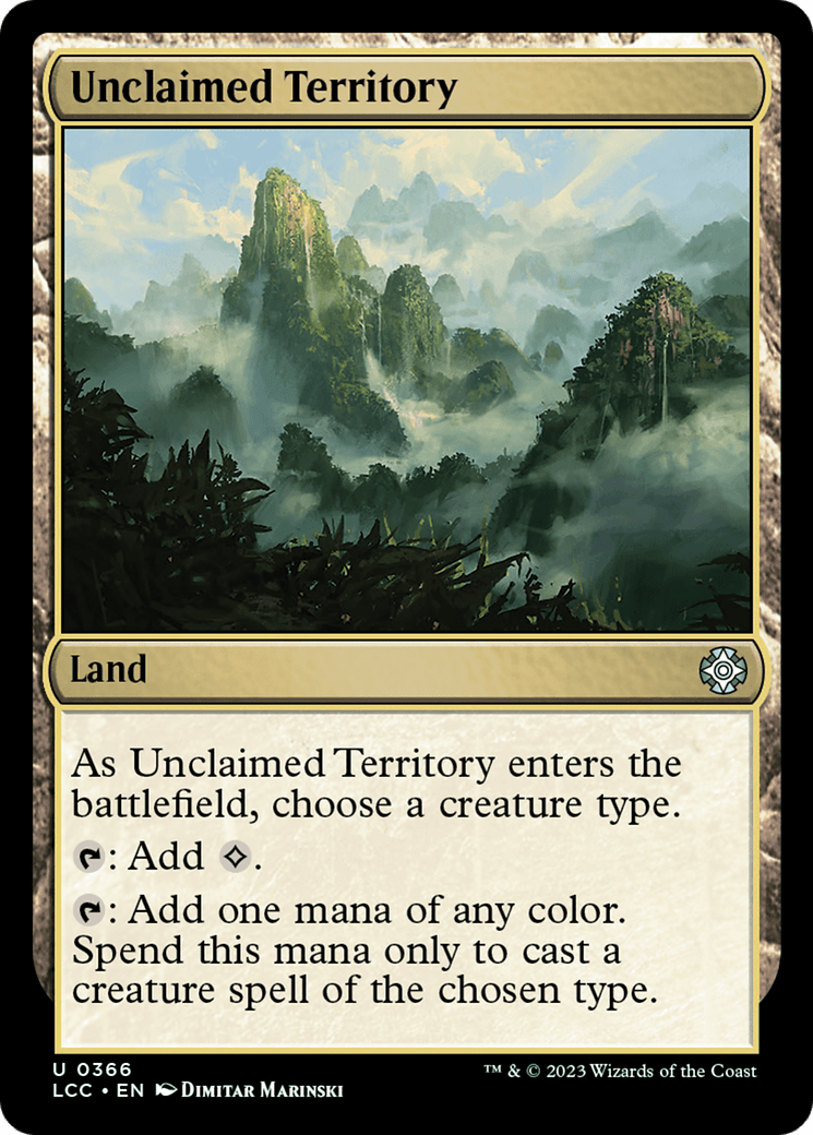 Unclaimed Territory [The Lost Caverns of Ixalan Commander] MTG Single Magic: The Gathering  | Multizone: Comics And Games