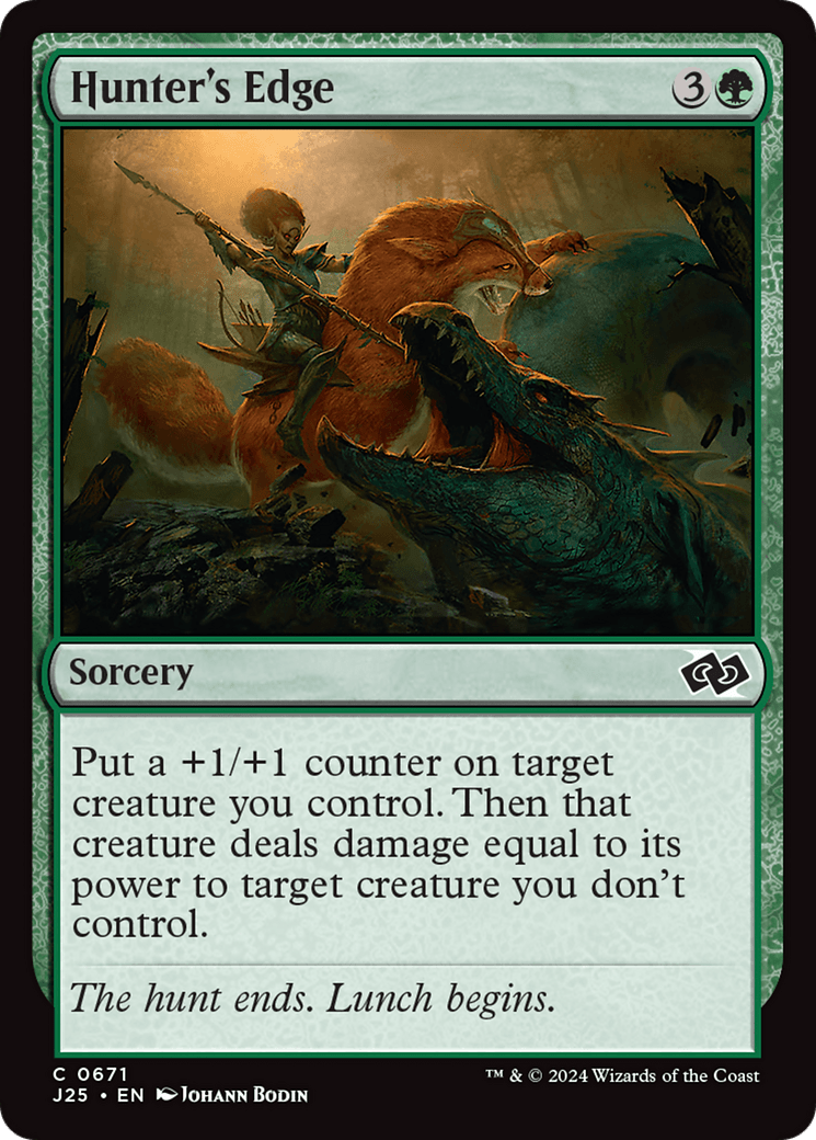 Hunter's Edge [Foundations Jumpstart] MTG Single Magic: The Gathering  | Multizone: Comics And Games