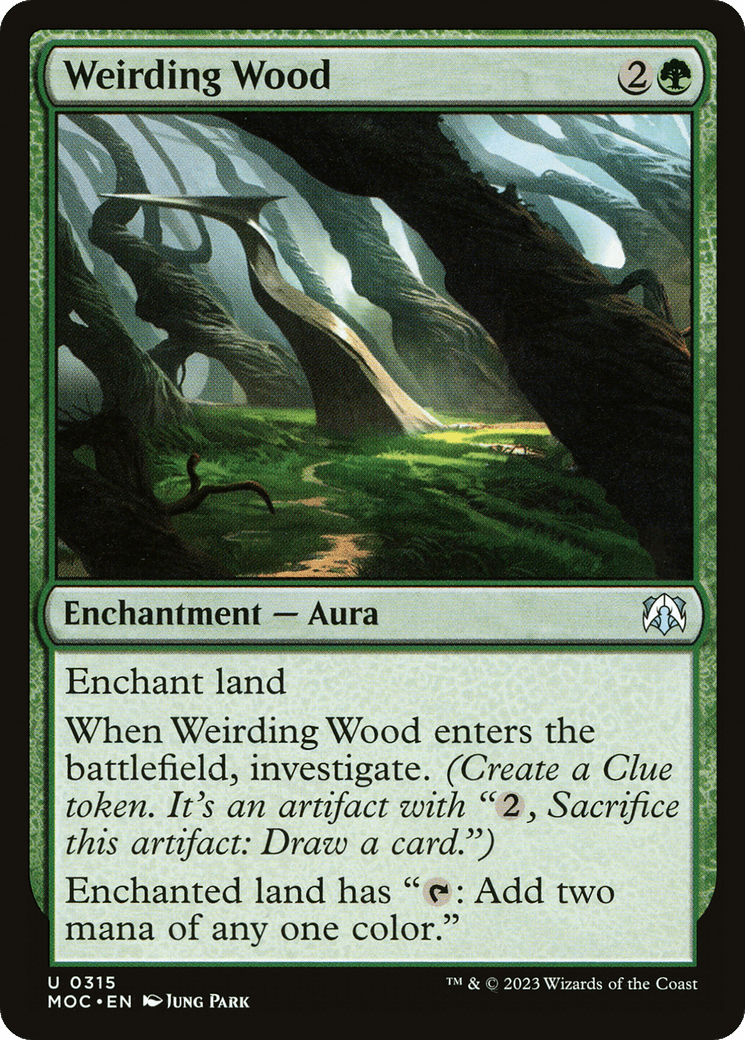 Weirding Wood [March of the Machine Commander] MTG Single Magic: The Gathering  | Multizone: Comics And Games
