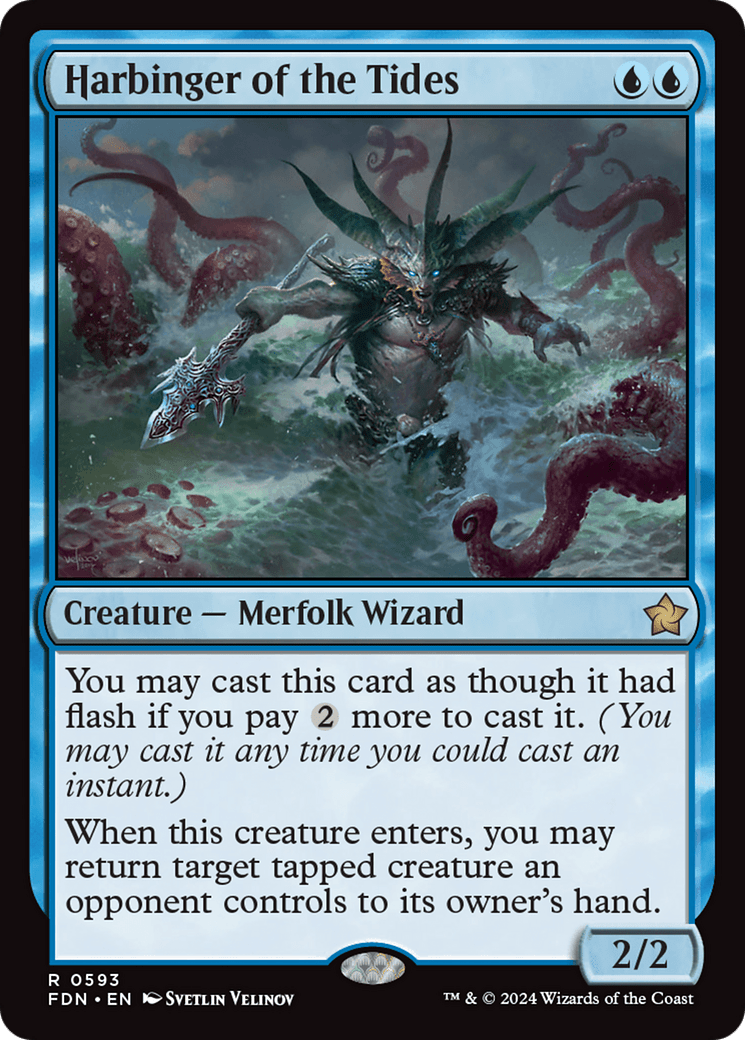 Harbinger of the Tides [Foundations] MTG Single Magic: The Gathering  | Multizone: Comics And Games