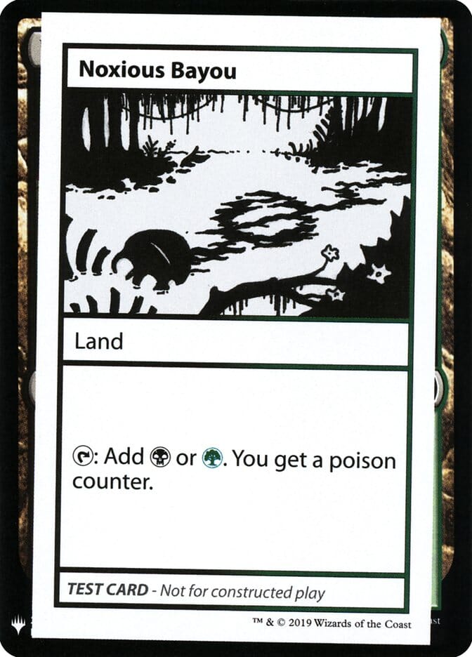 Noxious Bayou [Mystery Booster Playtest Cards] MTG Single Magic: The Gathering  | Multizone: Comics And Games