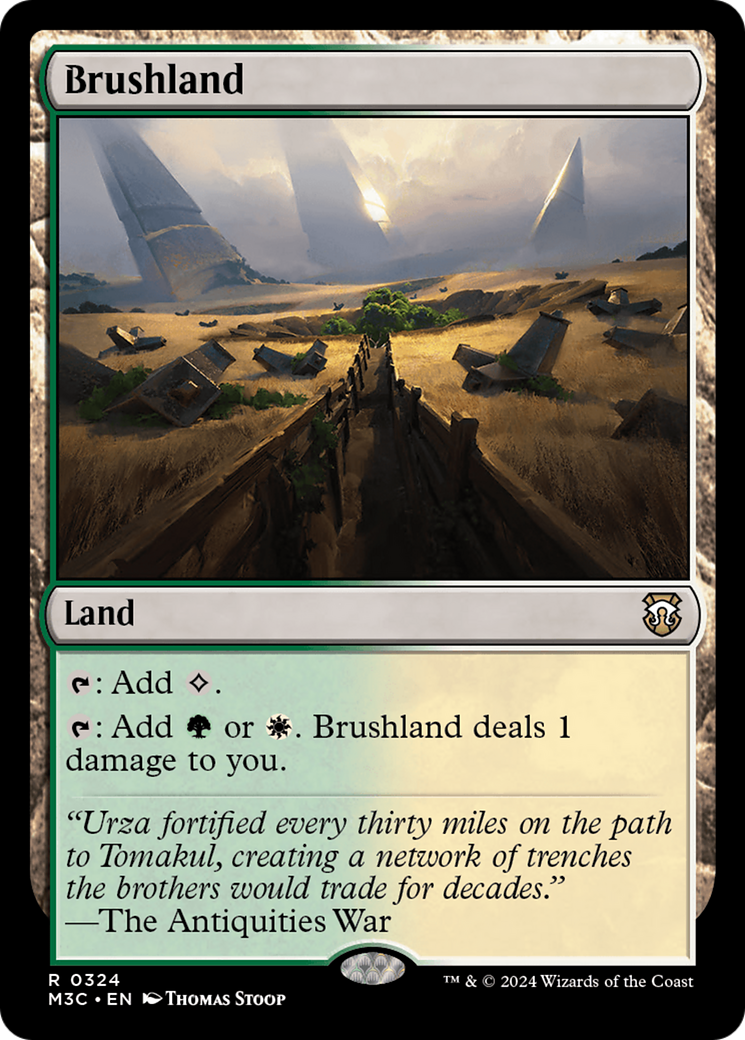 Brushland (Ripple Foil) [Modern Horizons 3 Commander] | Multizone: Comics And Games