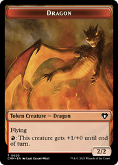 Servo // Dragon (0020) Double-Sided Token [Commander Masters Tokens] MTG Single Magic: The Gathering  | Multizone: Comics And Games