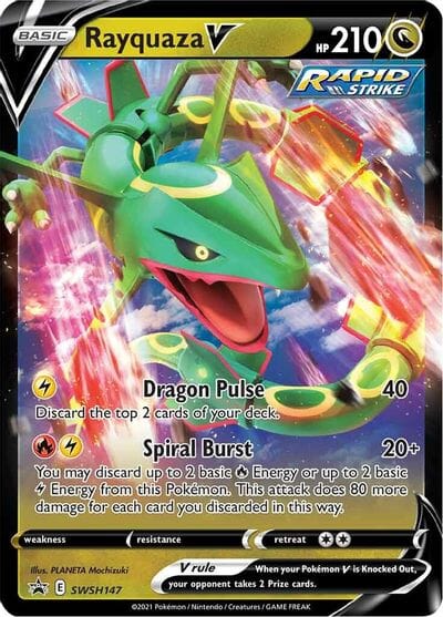 Rayquaza V (SWSH147) [Sword & Shield: Black Star Promos] Pokemon Single Pokémon  | Multizone: Comics And Games