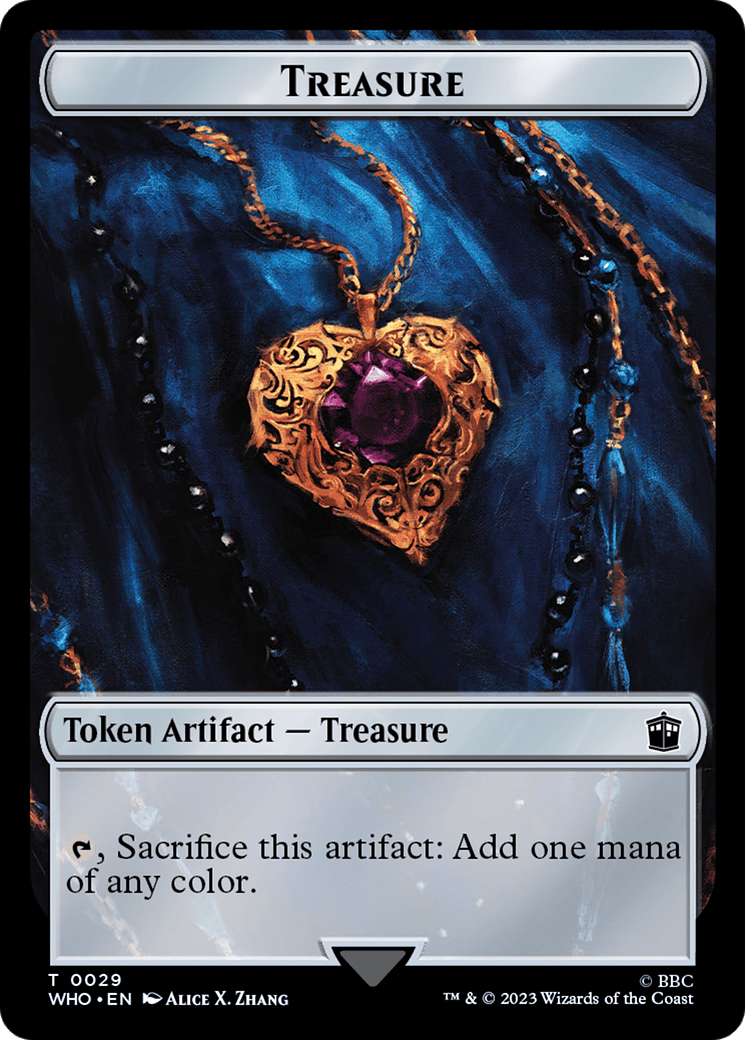 Copy // Treasure (0029) Double-Sided Token [Doctor Who Tokens] MTG Single Magic: The Gathering  | Multizone: Comics And Games
