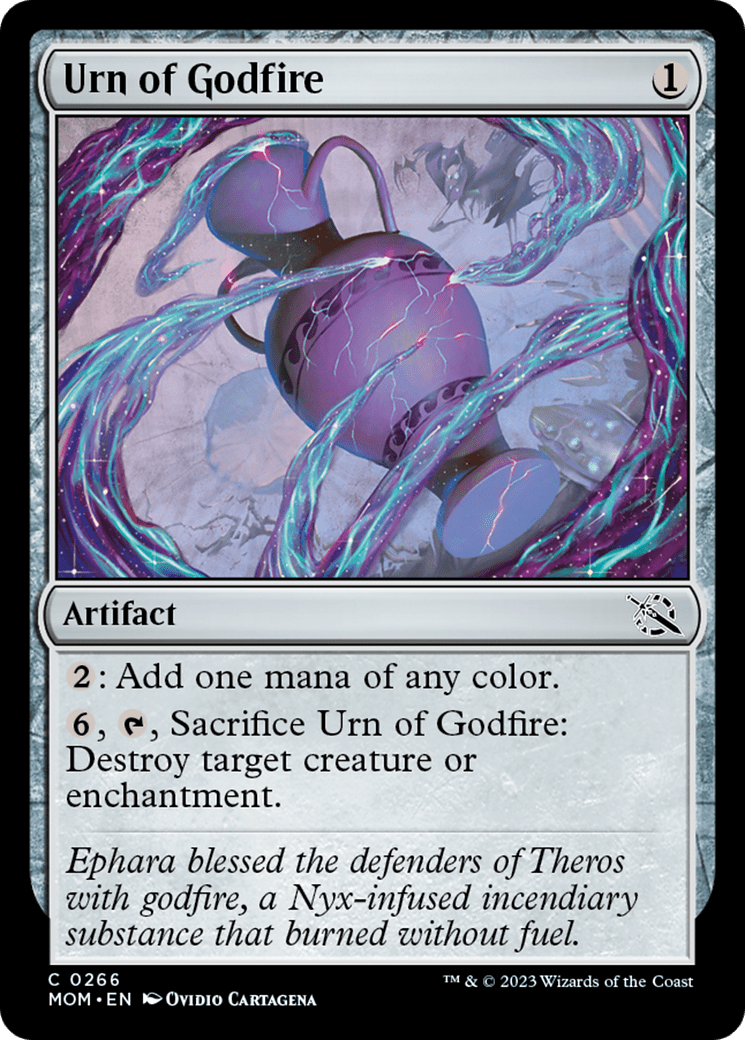 Urn of Godfire [March of the Machine] MTG Single Magic: The Gathering  | Multizone: Comics And Games