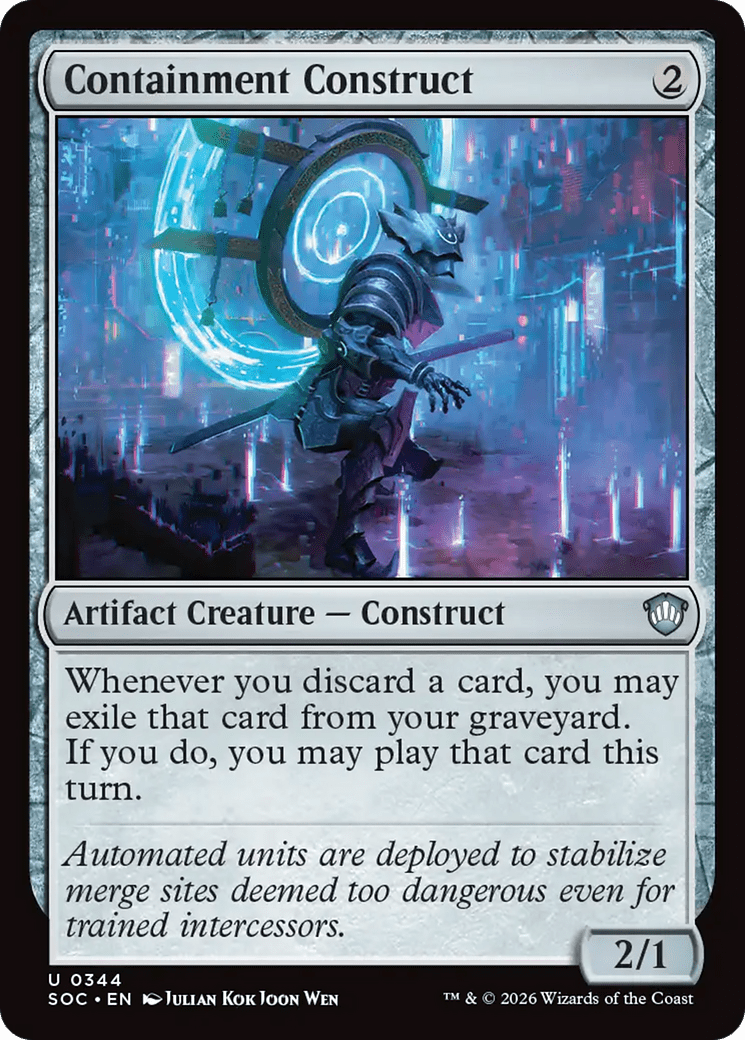 Containment Construct [Secrets of Strixhaven Commander] MTG Single Magic: The Gathering  | Multizone: Comics And Games