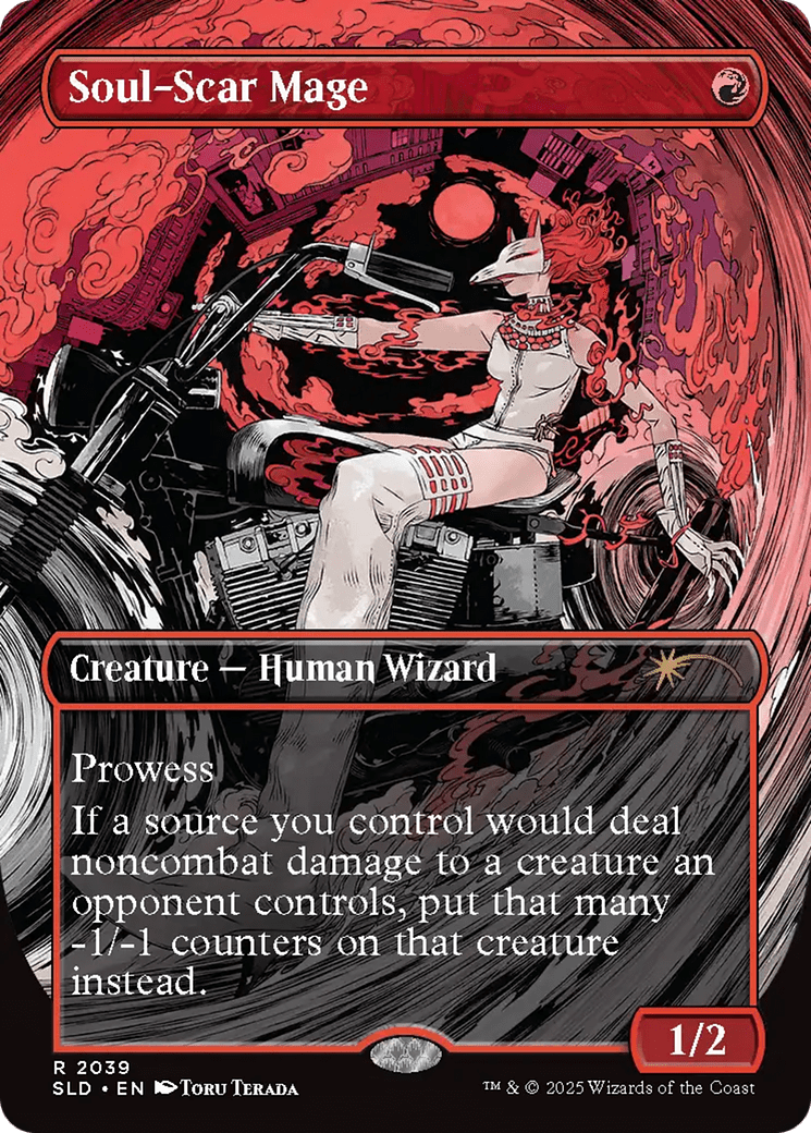 Soul-Scar Mage (2039) (Rainbow Foil) [Secret Lair Drop Series] MTG Single Magic: The Gathering  | Multizone: Comics And Games