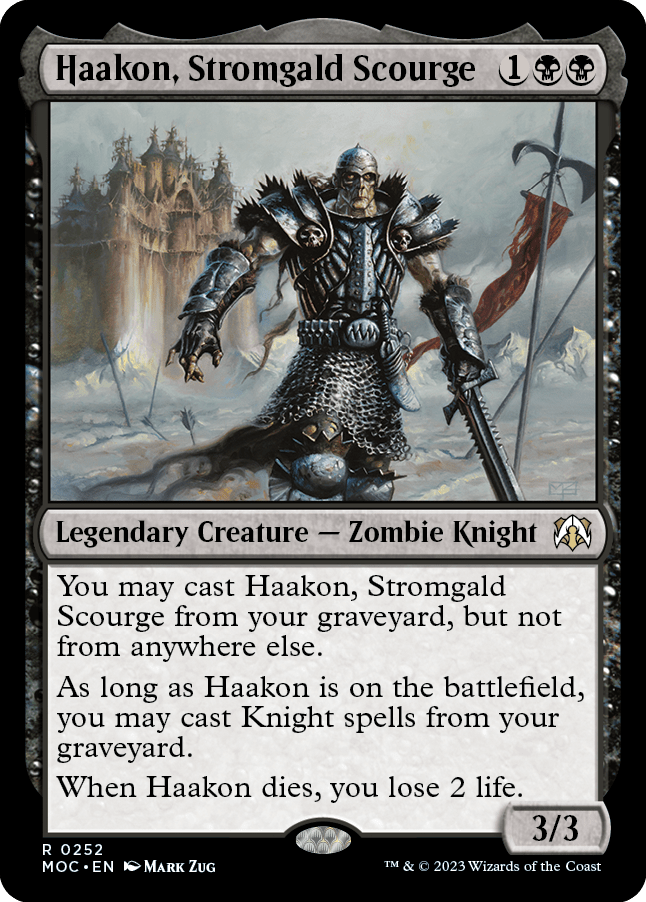 Haakon, Stromgald Scourge [March of the Machine Commander] MTG Single Magic: The Gathering  | Multizone: Comics And Games