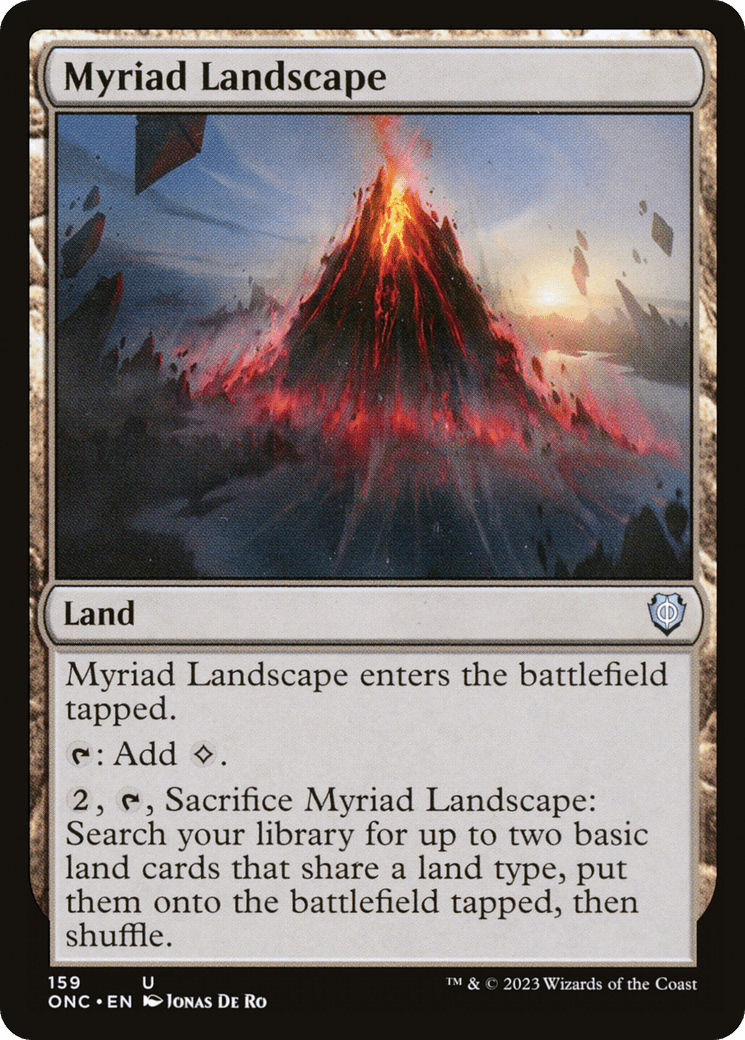 Myriad Landscape [Phyrexia: All Will Be One Commander] MTG Single Magic: The Gathering  | Multizone: Comics And Games