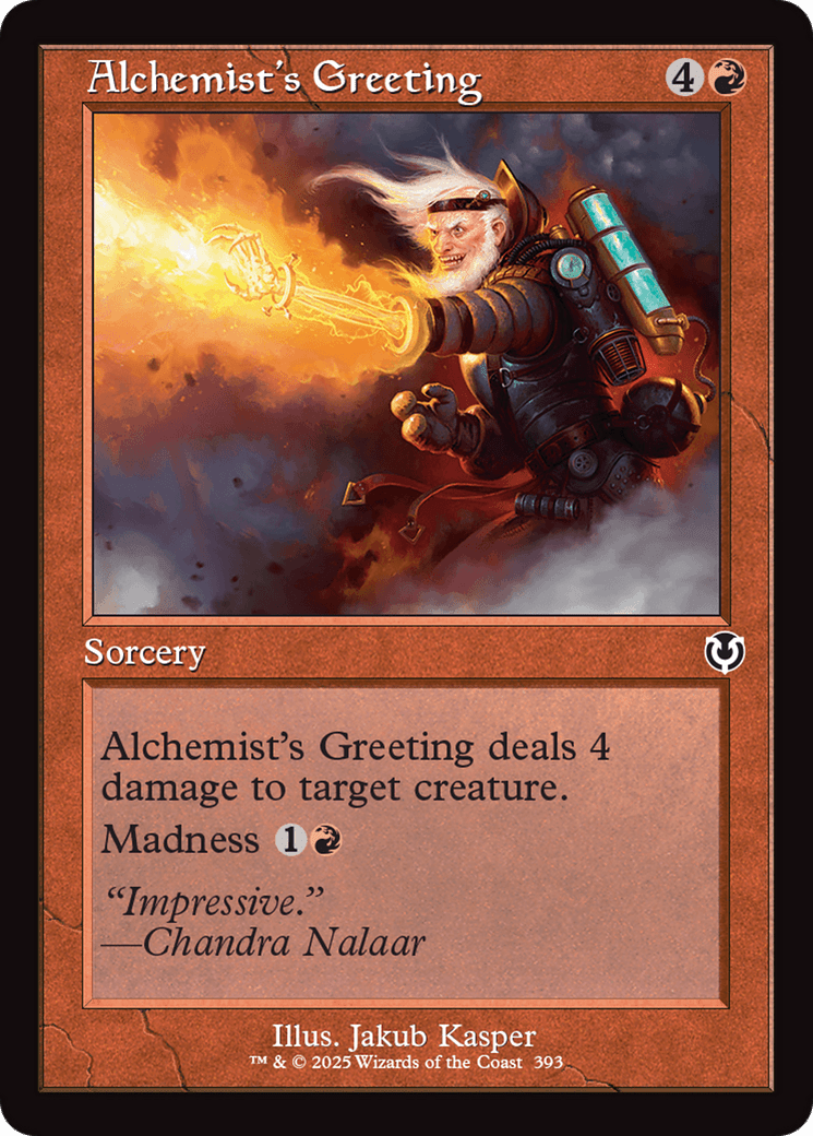 Alchemist's Greeting (Retro Frame) [Innistrad Remastered] MTG Single Magic: The Gathering  | Multizone: Comics And Games