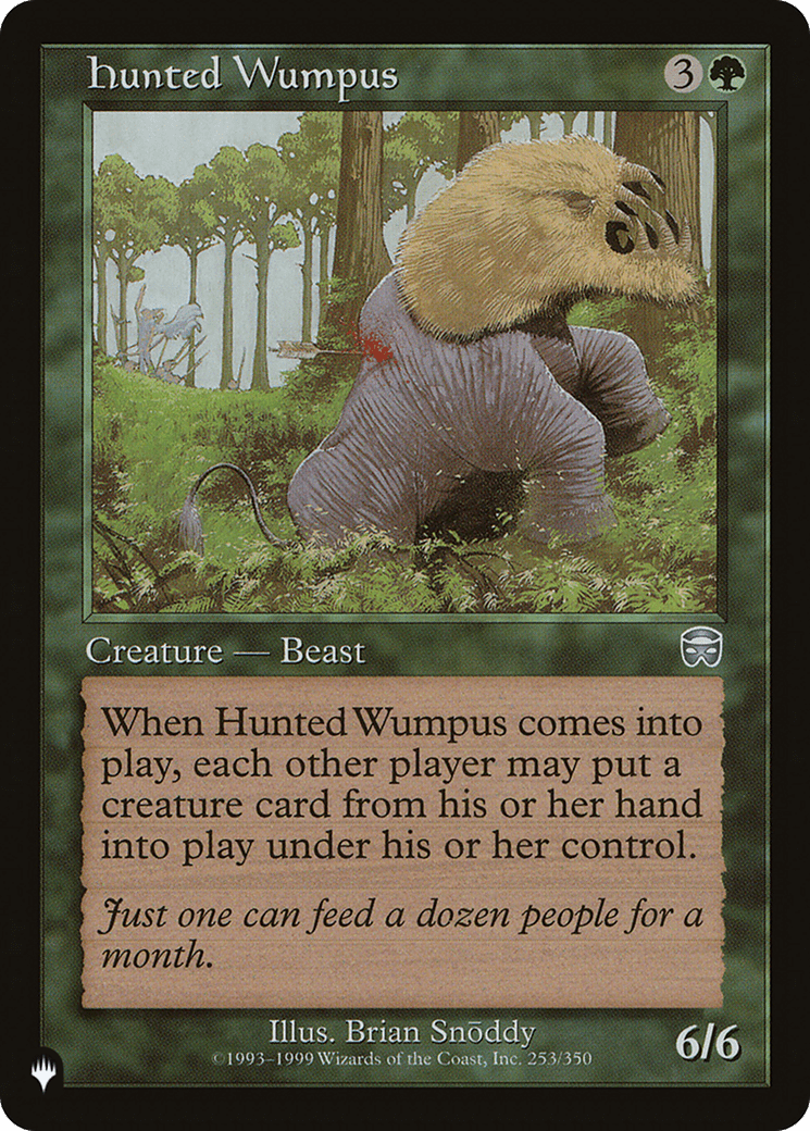 Hunted Wumpus [The List] MTG Single Magic: The Gathering  | Multizone: Comics And Games