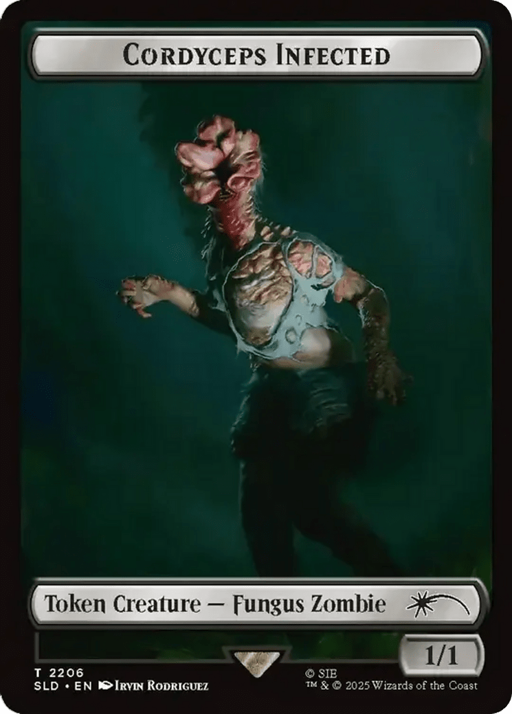 Cordyceps Infected Token (2206) [Secret Lair Drop Series] MTG Single Magic: The Gathering  | Multizone: Comics And Games