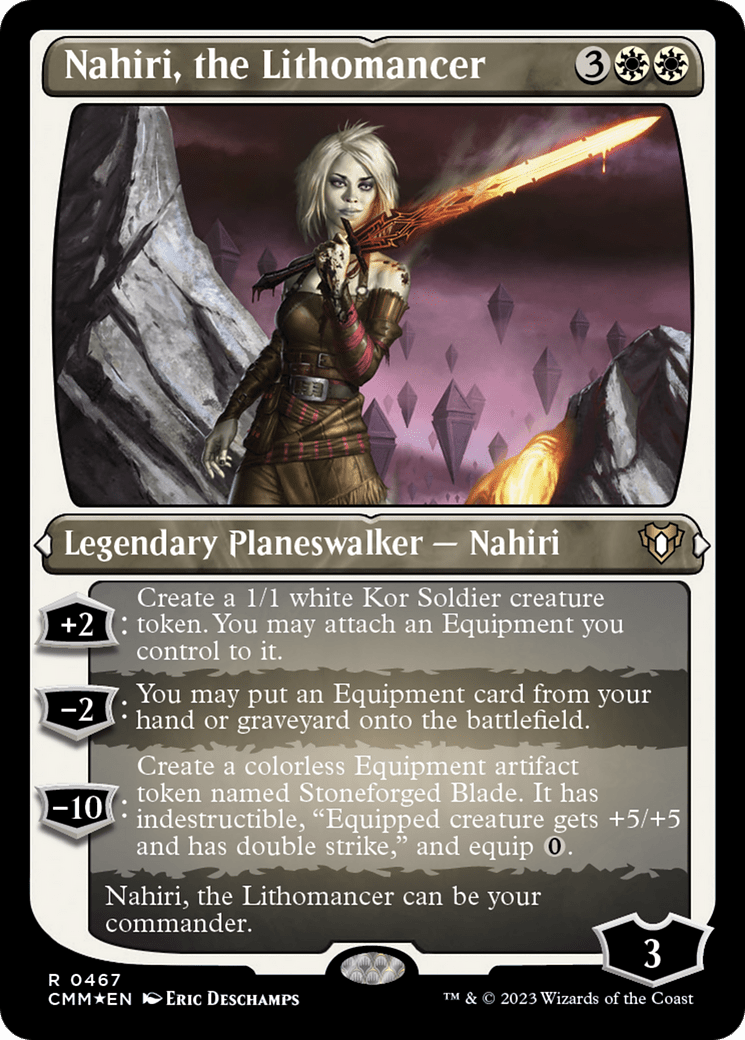 Nahiri, the Lithomancer (Foil Etched) [Commander Masters] MTG Single Magic: The Gathering  | Multizone: Comics And Games