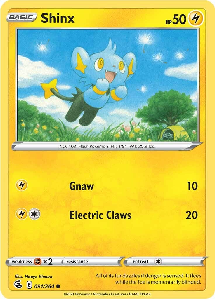 Shinx (091/264) [Sword & Shield: Fusion Strike] Pokemon Single Pokémon  | Multizone: Comics And Games