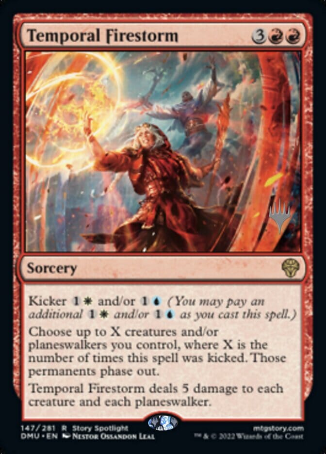 Temporal Firestorm (Promo Pack) [Dominaria United Promos] MTG Single Magic: The Gathering  | Multizone: Comics And Games