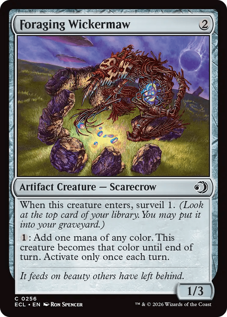 Foraging Wickermaw [Lorwyn Eclipsed] MTG Single Magic: The Gathering  | Multizone: Comics And Games