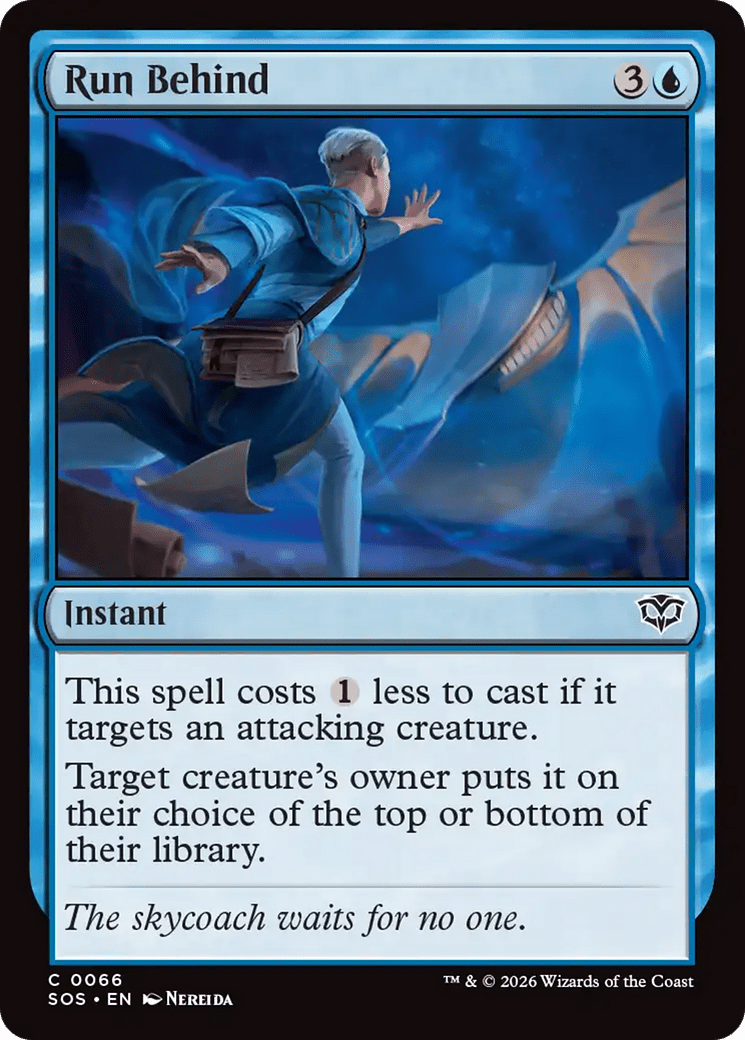 Run Behind [Secrets of Strixhaven] MTG Single Magic: The Gathering  | Multizone: Comics And Games