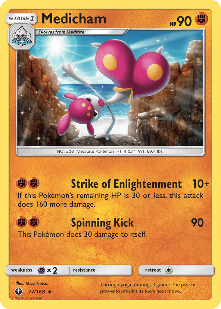 Medicham (77/168) [Sun & Moon: Celestial Storm] Pokemon Single Pokémon  | Multizone: Comics And Games