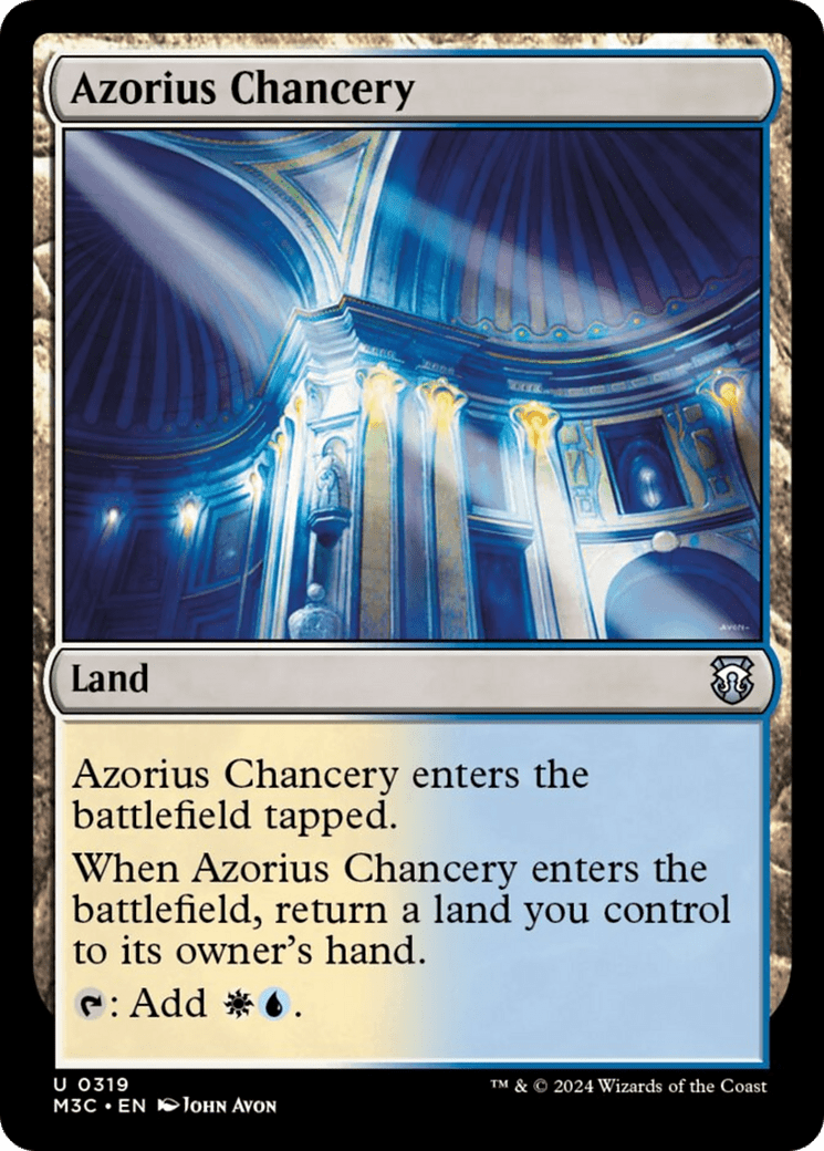 Azorius Chancery [Modern Horizons 3 Commander] MTG Single Magic: The Gathering  | Multizone: Comics And Games
