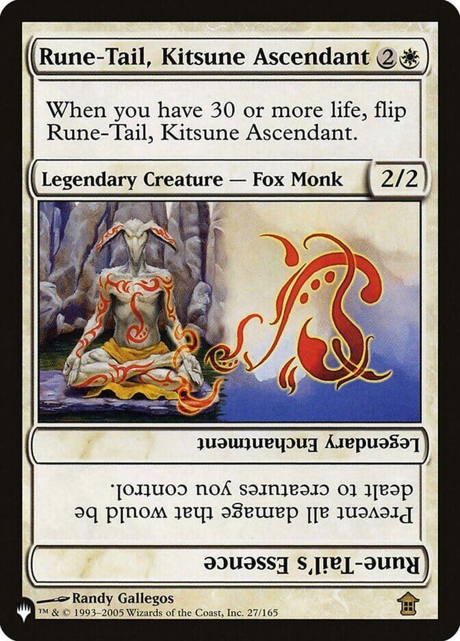 Rune-Tail, Kitsune Ascendant // Rune-Tail's Essence [The List] MTG Single Magic: The Gathering  | Multizone: Comics And Games