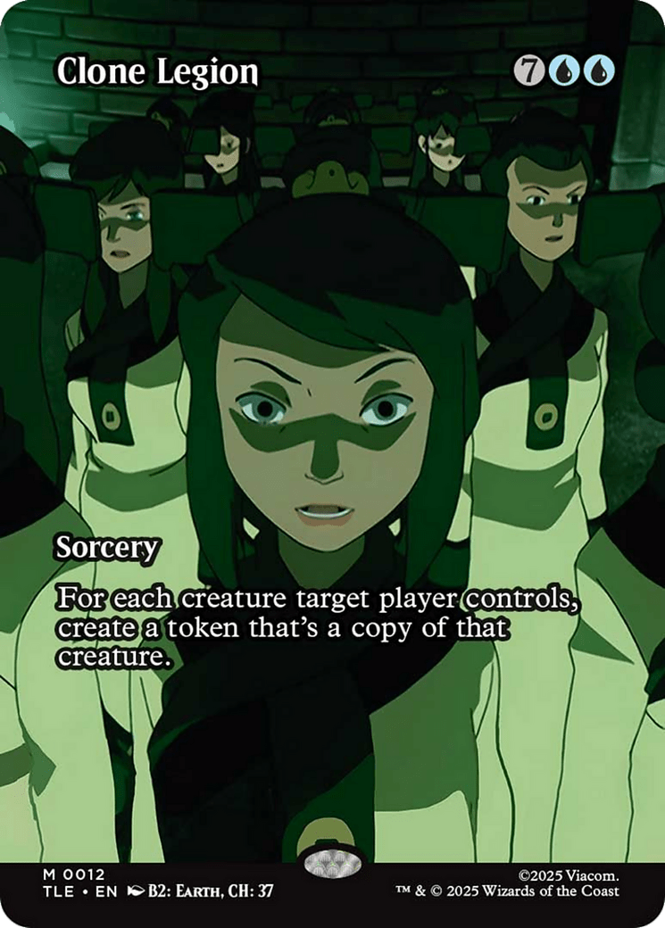 Clone Legion (Borderless) [Avatar: The Last Airbender: Eternal-Legal] MTG Single Magic: The Gathering  | Multizone: Comics And Games