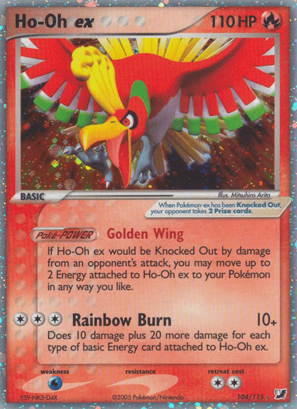 Ho-Oh ex (104/115) [EX: Unseen Forces] Pokemon Single Pokémon  | Multizone: Comics And Games