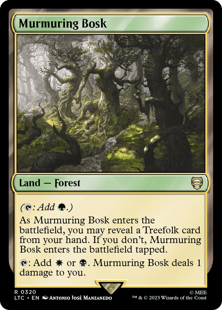 Murmuring Bosk [The Lord of the Rings: Tales of Middle-Earth Commander] MTG Single Magic: The Gathering  | Multizone: Comics And Games