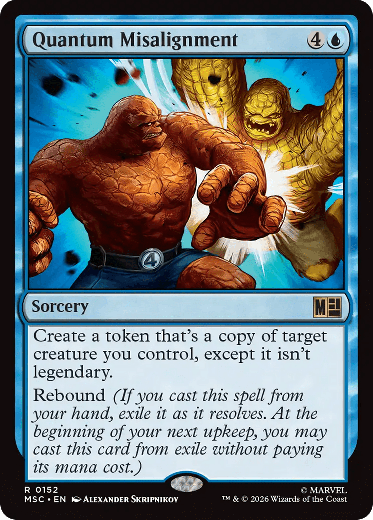 Quantum Misalignment (Surge Foil) [Marvel Super Heroes Commander] MTG Single Magic: The Gathering  | Multizone: Comics And Games