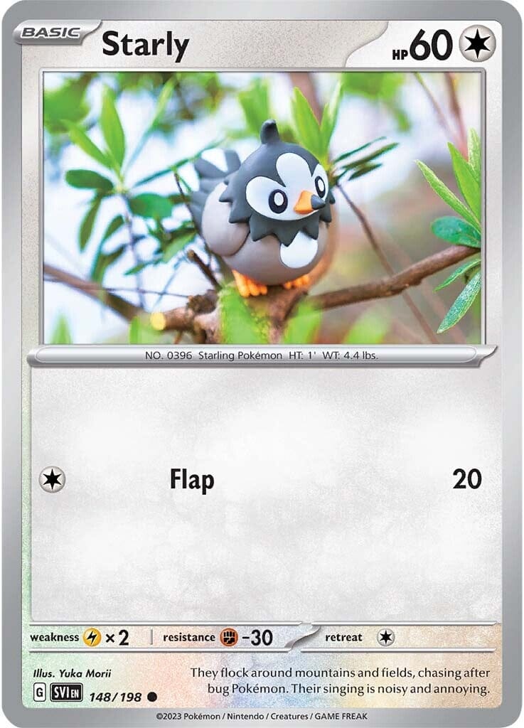 Starly (148/198) [Scarlet & Violet: Base Set] Pokemon Single Pokémon  | Multizone: Comics And Games