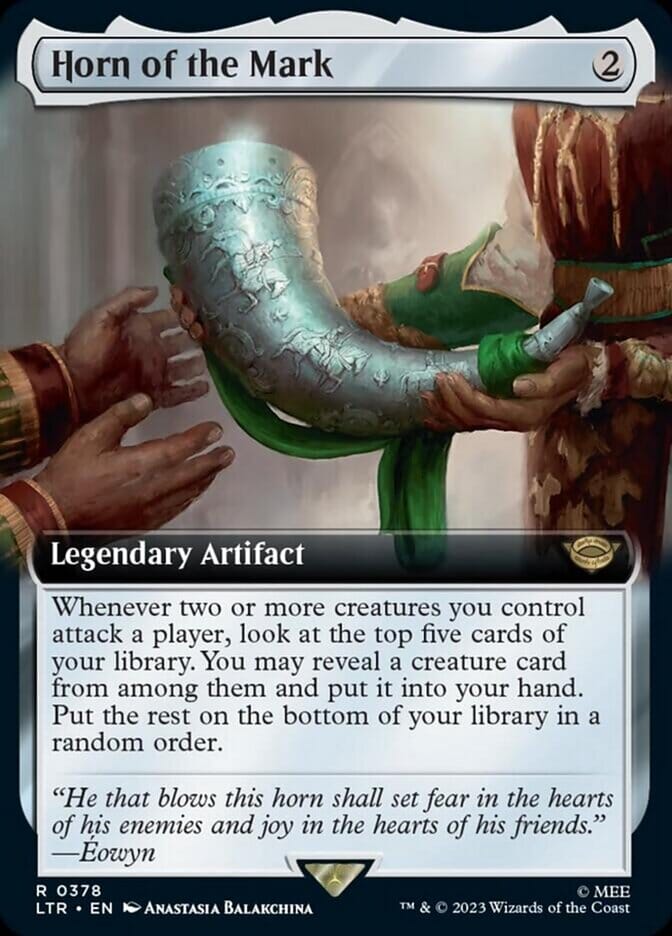 Horn of the Mark (Extended Art) [The Lord of the Rings: Tales of Middle-Earth] MTG Single Magic: The Gathering  | Multizone: Comics And Games