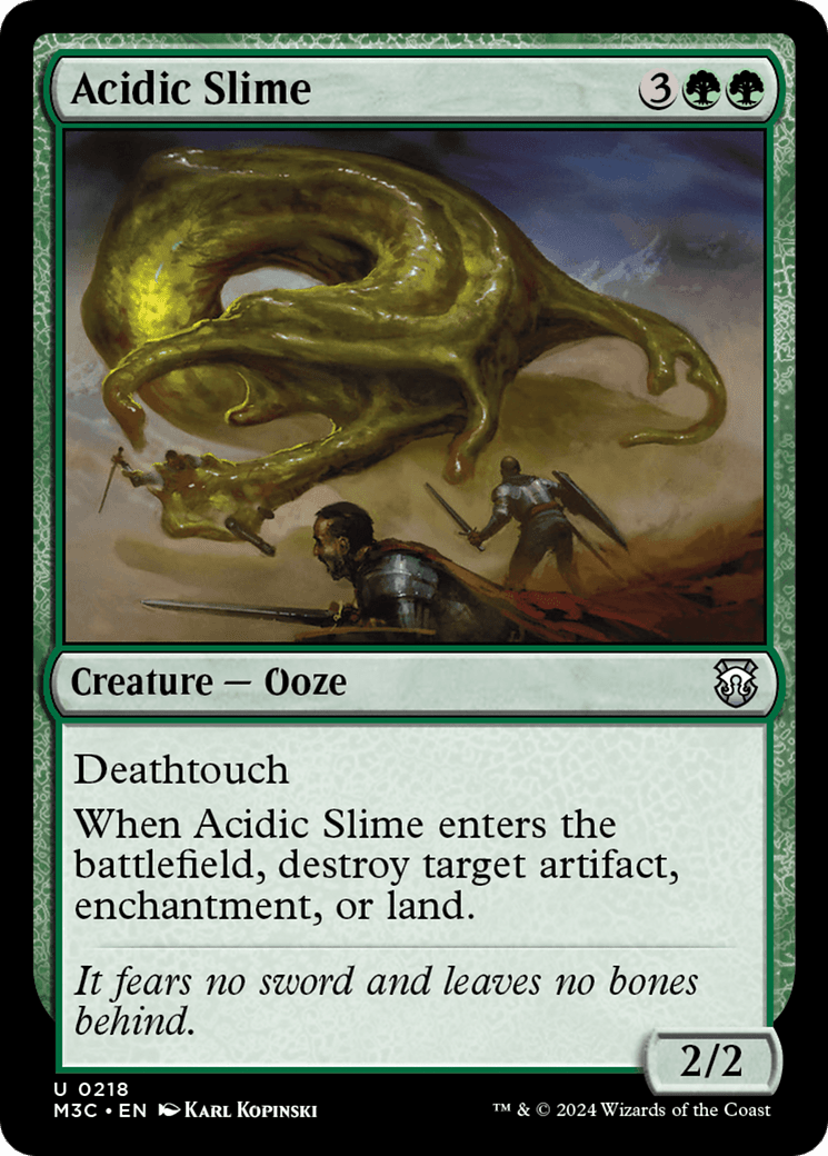 Acidic Slime (Ripple Foil) [Modern Horizons 3 Commander] MTG Single Magic: The Gathering  | Multizone: Comics And Games
