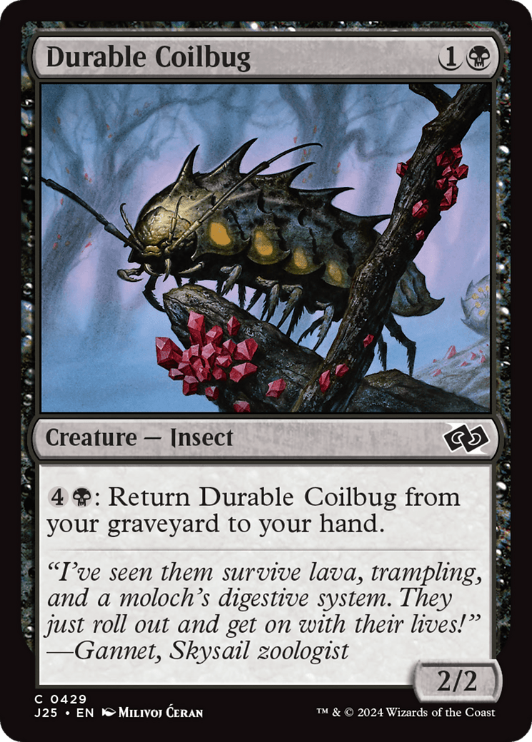 Durable Coilbug [Foundations Jumpstart] MTG Single Magic: The Gathering  | Multizone: Comics And Games