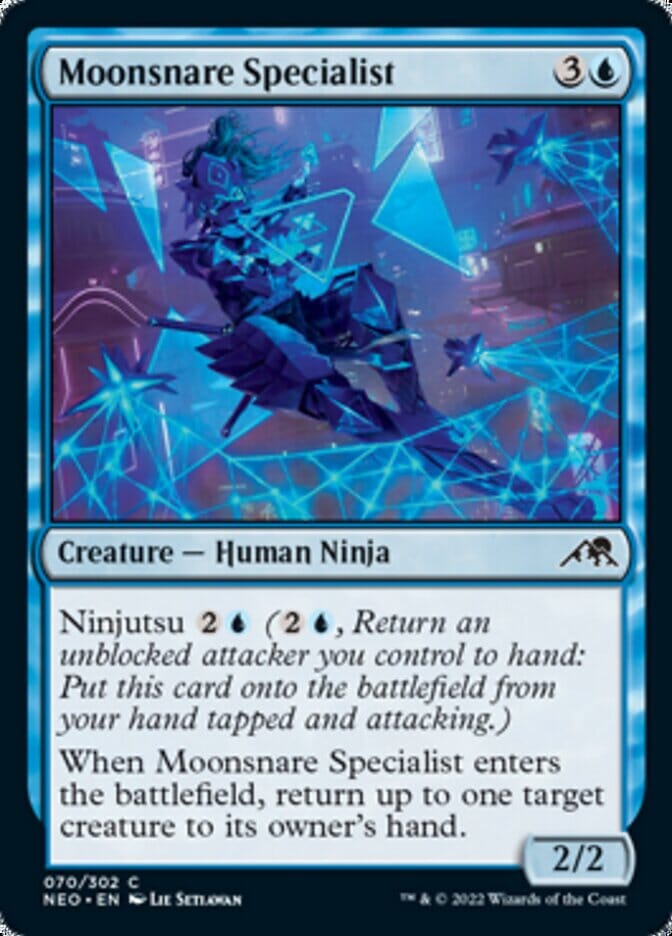 Moonsnare Specialist [Kamigawa: Neon Dynasty] MTG Single Magic: The Gathering  | Multizone: Comics And Games