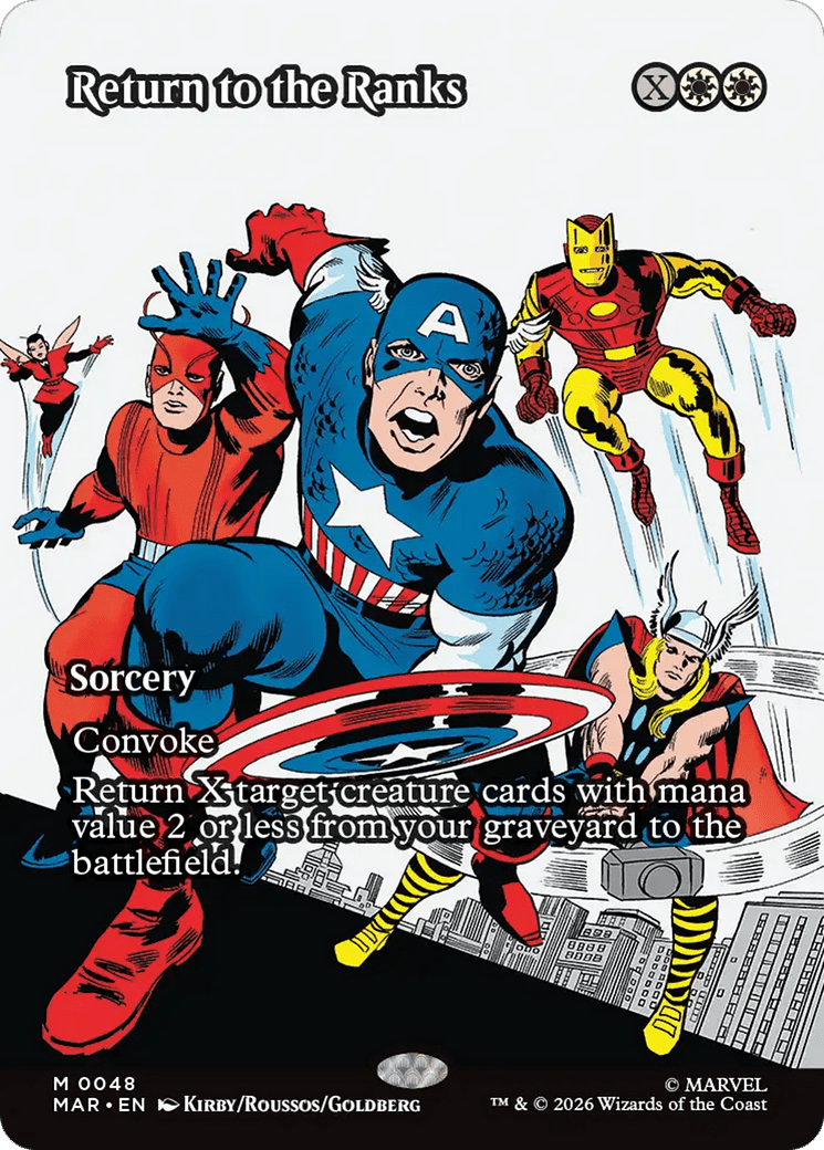 Return to the Ranks (Borderless) [Marvel Universe: Eternal-Legal] | Multizone: Comics And Games