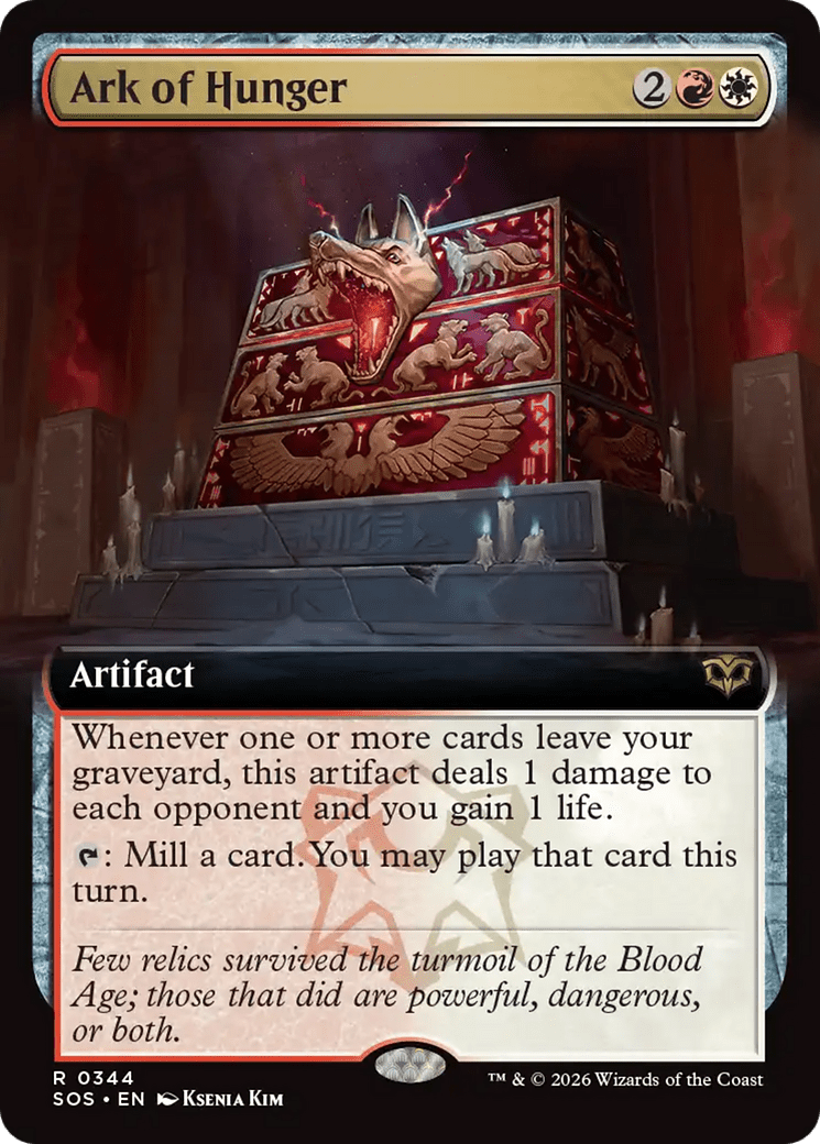 Ark of Hunger (Extended Art) [Secrets of Strixhaven] MTG Single Magic: The Gathering  | Multizone: Comics And Games