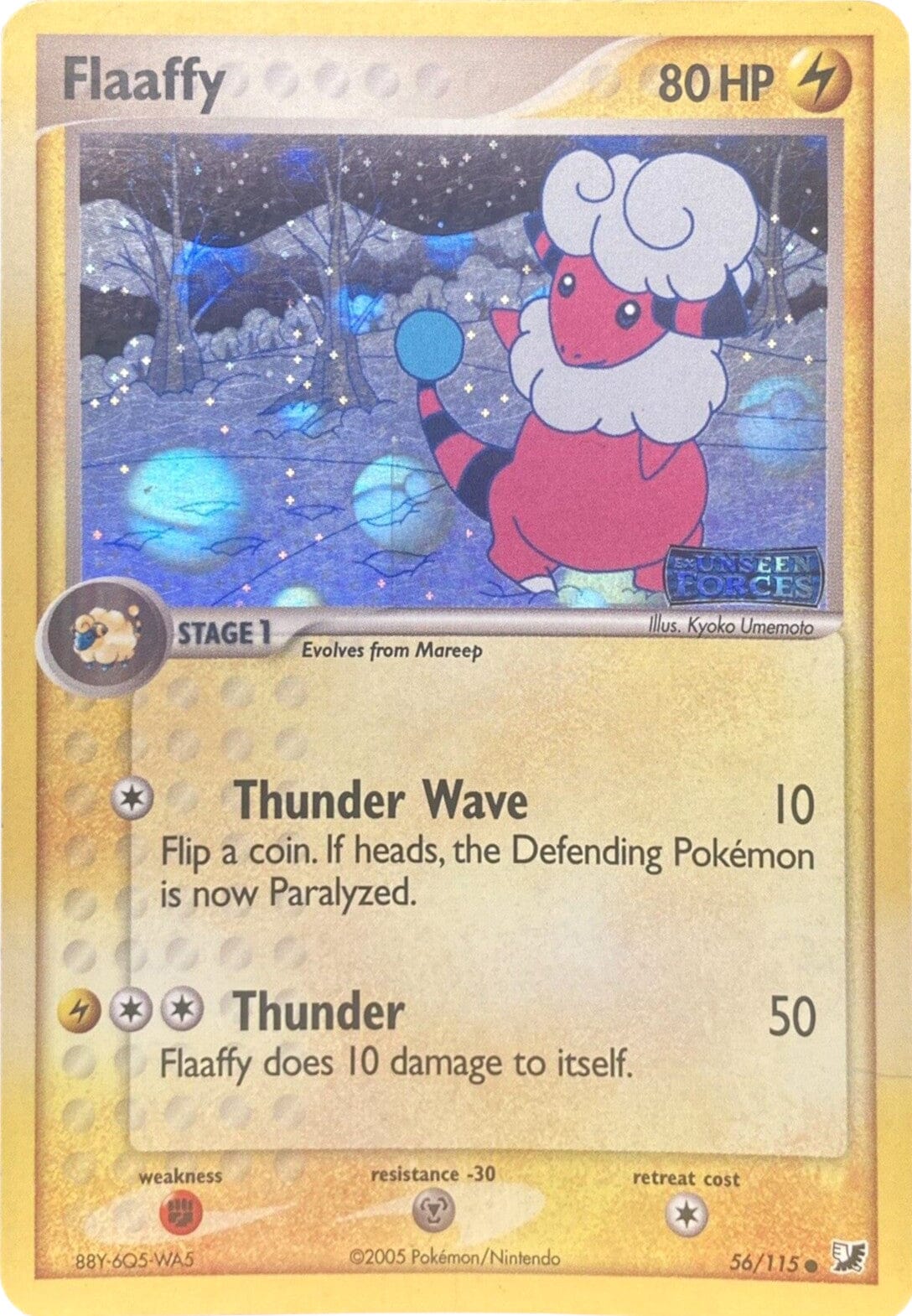 Flaaffy (56/115) (Stamped) [EX: Unseen Forces] Pokemon Single Pokémon  | Multizone: Comics And Games