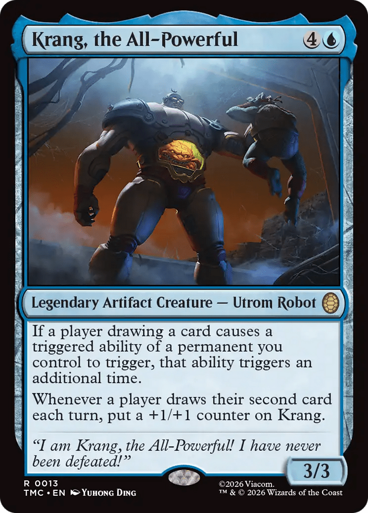 Krang, the All-Powerful [Teenage Mutant Ninja Turtles Commander] MTG Single Magic: The Gathering  | Multizone: Comics And Games